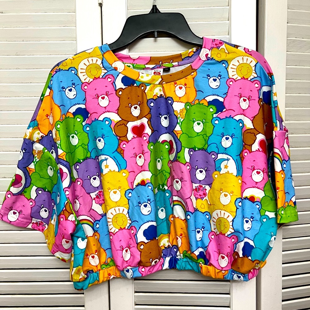 Women’s Care Bears crop top